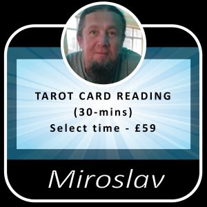 Book a 30-mins reading with Miroslav